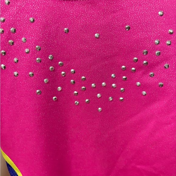 Girls gymnastics pink leotard size 4/5. Made by freestyle by Danskin - - Picture 3 of 4